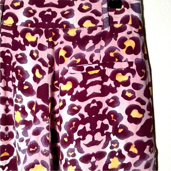 NWT Mara Hoffman animal print purple leopard print size 2 - Picture 4 of 6